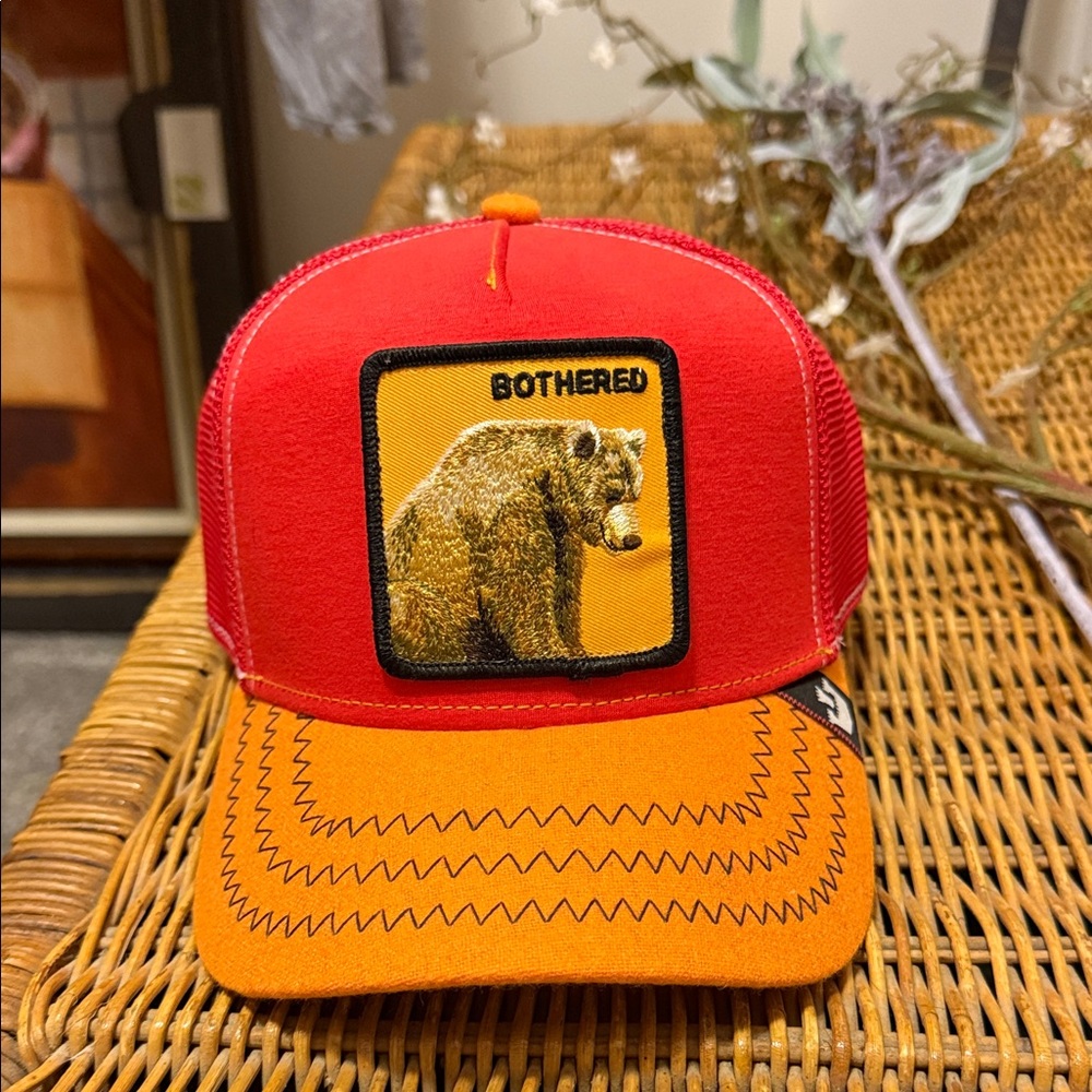 Goorin Bros Red and Yellow Trucker Hat